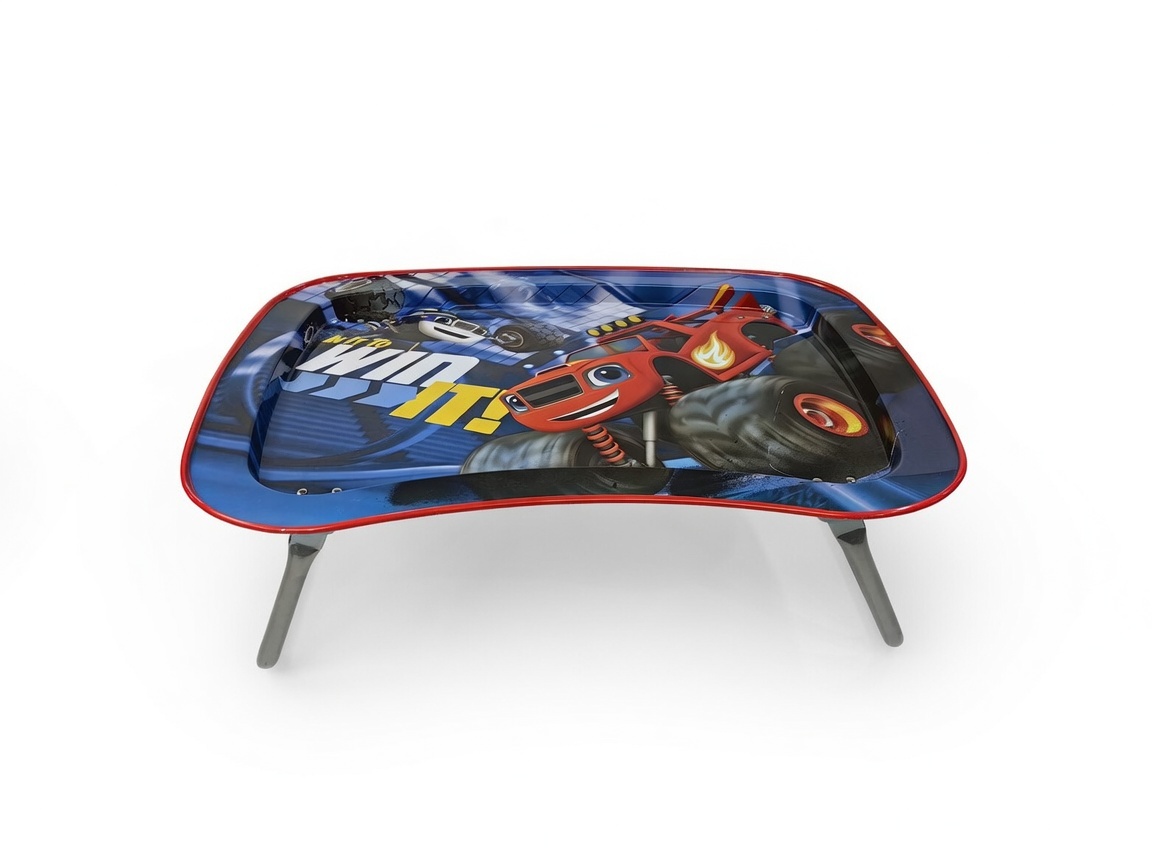 Customized Folding Metal Lap Desk Tin Tray with Legs Kids Bed and Sofa Activity Table