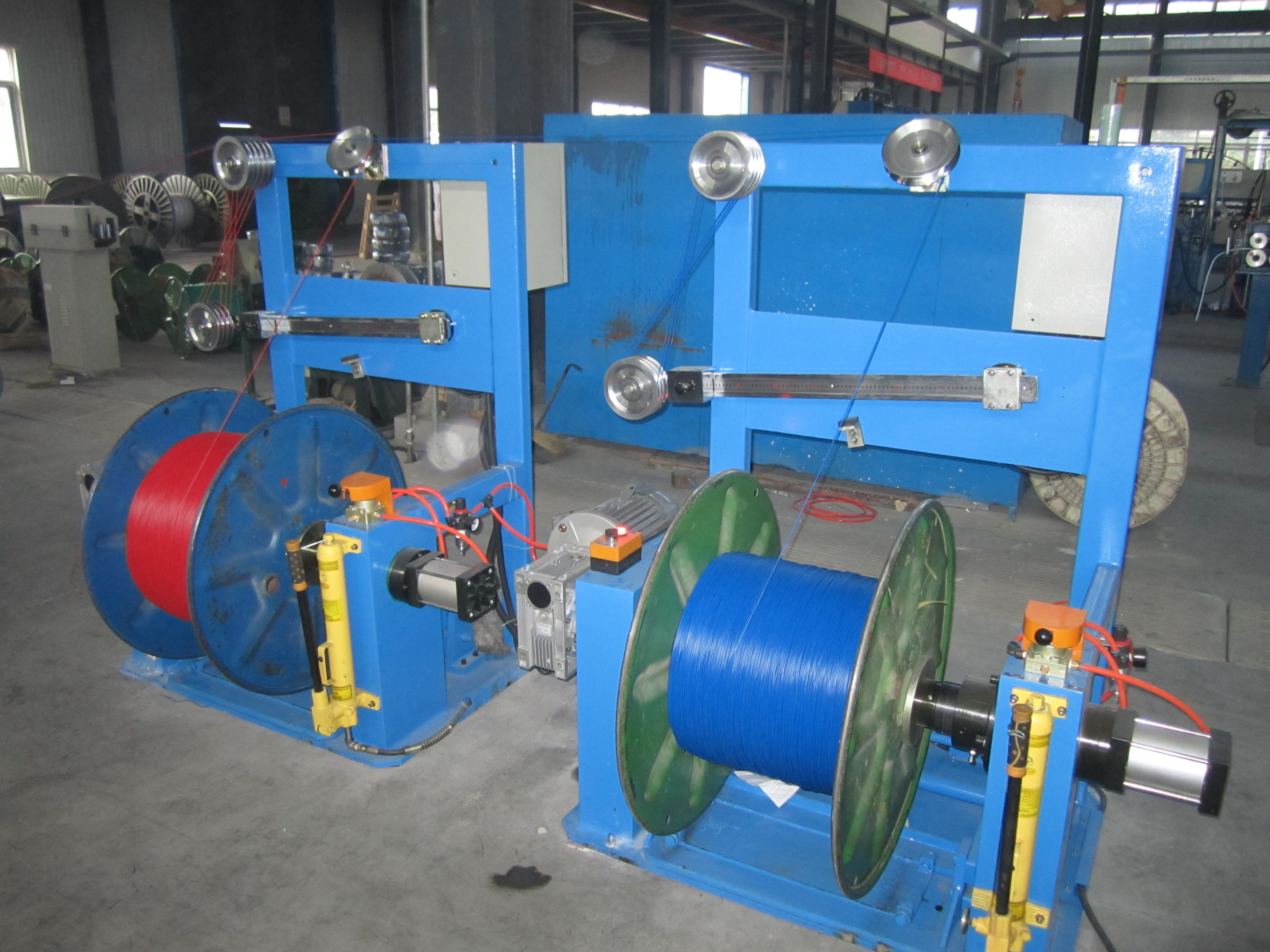 Fuchuan FC-800B Apple Green Double Twist Bunching Machine Touch Screen Operation