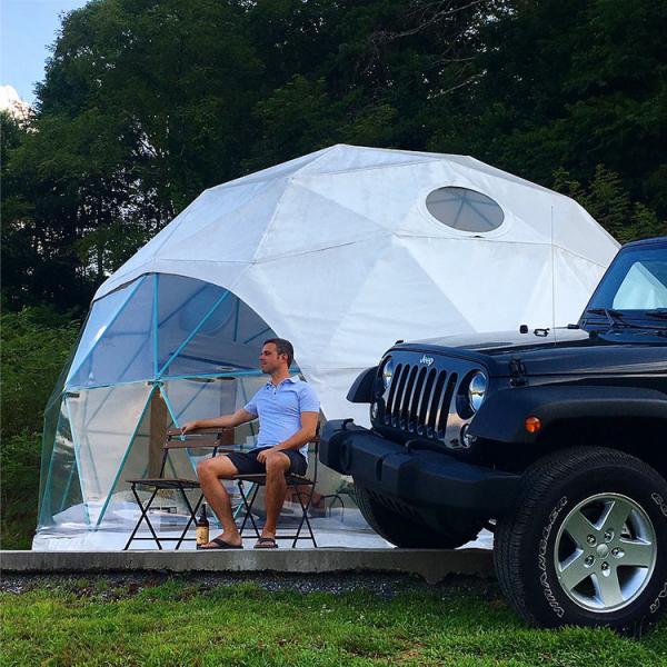 Garden House Outdoor Igloo Glamping Resort Geodesic Dome Tent For Sale