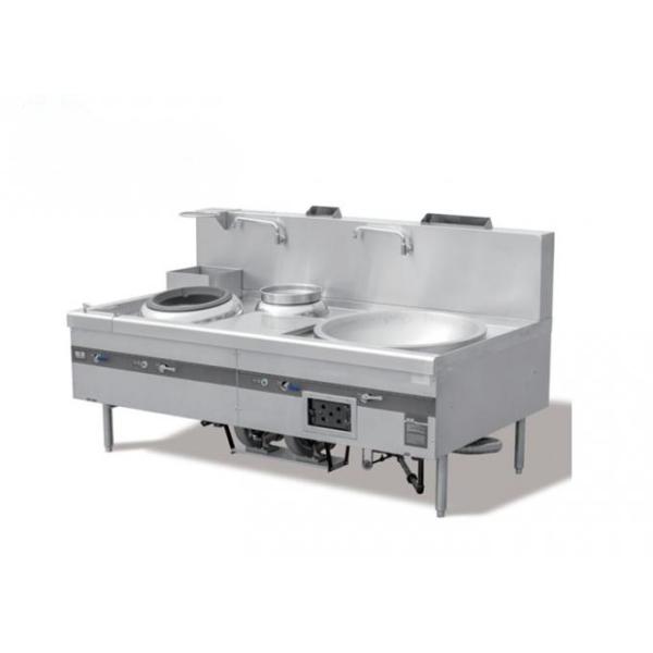 High Efficiency SS 304 2200mm Chinese Restaurant Stove