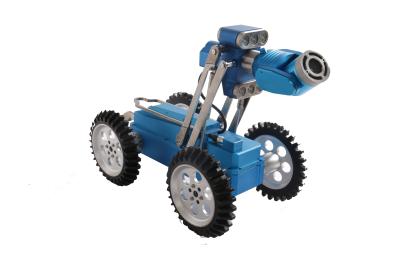 IP68 Waterproof o robô da esteira rolante do equipamento da inspeção da tubulação do CCTV para inspecionar a caldeira