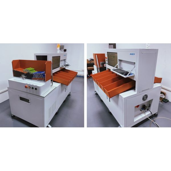 50ppm Cell Lithium Battery Sorting Machine For 32140 33140 40135