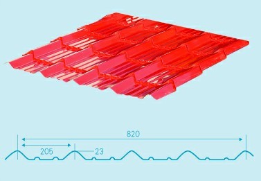 Máquina esmaltada tejado de acero de la formación de hoja de techumbre de teja con 18 estaciones de formación