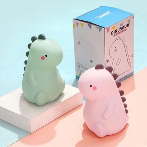 16 Изменяющий цвет Силикон Динозавр Ночной свет Животное Силикон Ночная лампа USB перезаряжаемый сенсорный контроллер Кроме лампы