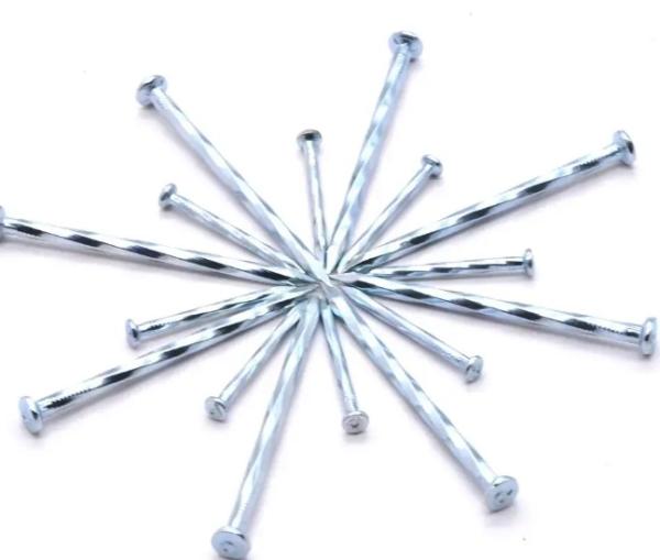 Aço endurecido cravos de betão excelente resistência de fragmentação e fixação