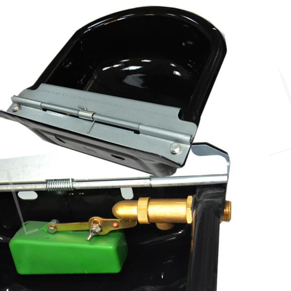 Enamelled Surface Treatment Livestock Drinking Bowls G3/4 Water Inlet