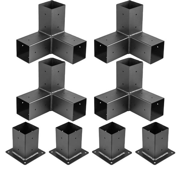 4 x 4 Post Base Tamanho interno 3.6 