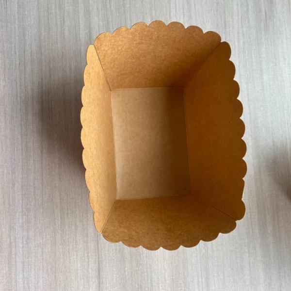 0.33mm Thickness Brown/White Kraft Paper Disposable Sushi Container Food Packaging Box