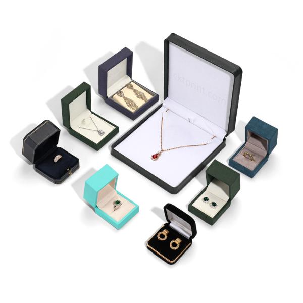 Роскошные обручальные кольца, серьги, ожерелье, коробка для хранения с логотипом и дизайном
