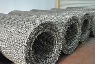 301 Stainless Steel Crimped Wire Mesh Bidirectional Bending Braided
