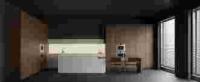 Gabinete de cocina de laca de estilo moderno