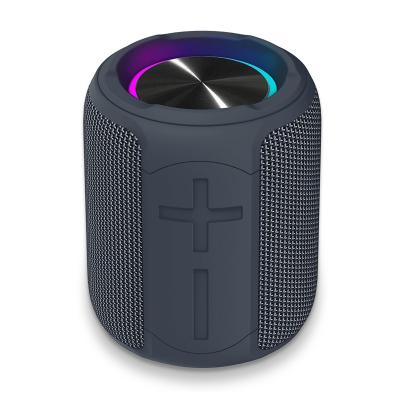 Orador impermeável sem fio de BT 5,0 com luz dupla do RGB do som estéreo de 360 graus