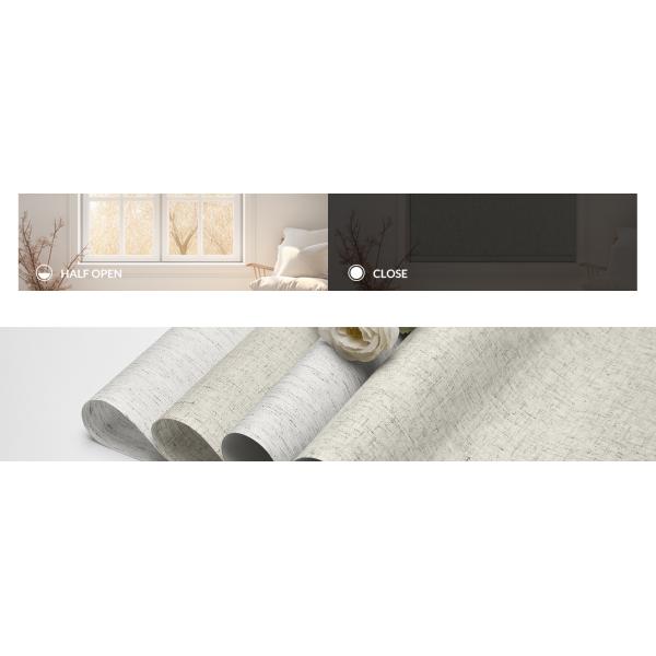 Затемнение комнаты винил умный ролик черные жалюзи для кухни окно электрические тени сверху вниз жалюзи для отключения света