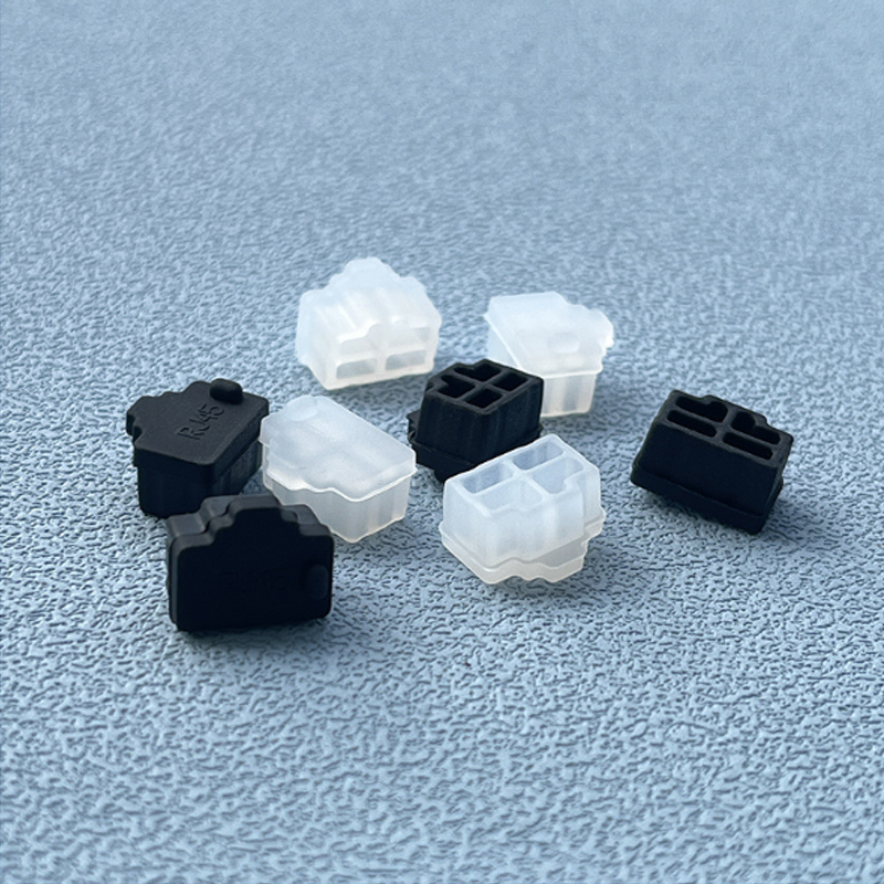 Silicone Black Corrosion Resistant RJ45 Port Dust Cover for Ethernet Port Protection