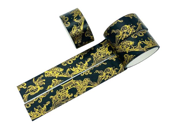 Fita decorativa de Washi da folha de ouro do vintage para DIY