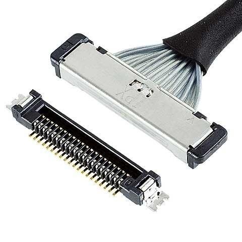 Instalação de micro conectores coaxial