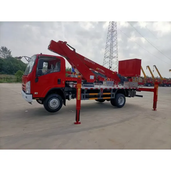 Isuzu 24m Hydraulic Aerial Work Truck, Aerial Work Lifting Truck, Telescopic Folding Arm Hydraulic Lifting Truck, Factory Price for Sale