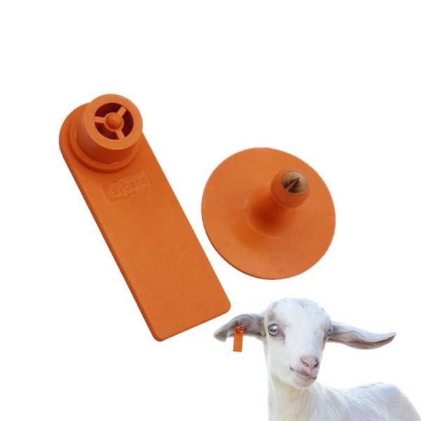 Yellow Identification Custom Ear Tags For Show Cattle