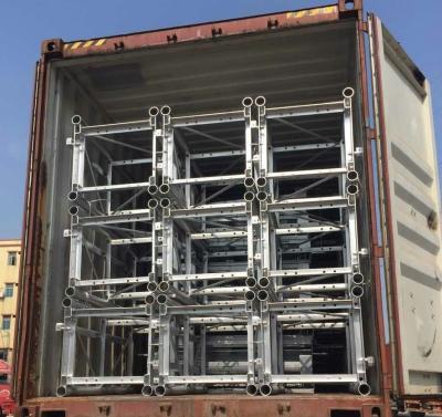 8.0mm Thickness 650x650mm Mast Section Hoist Spare Parts