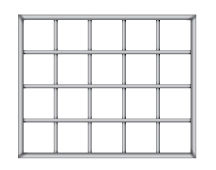 Light Weight Stainless Steel Welded Wire Mesh 3 X 3 For Fencing Long Service Life