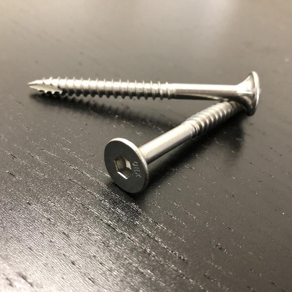 G304 14g Batten Screws 75mm Type 17 Stainless Steel Screws Bugle Head With Ribs