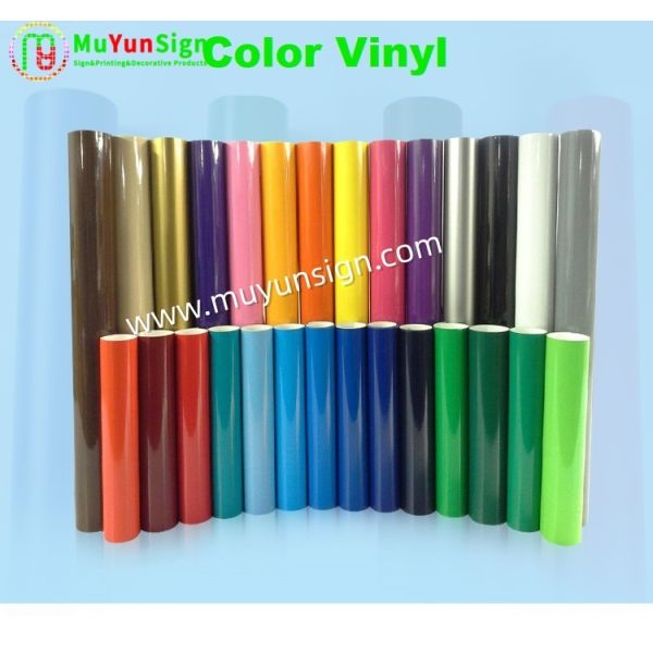 Adhesive Color Cutting Vinyl 50m Per Roll For Decoration