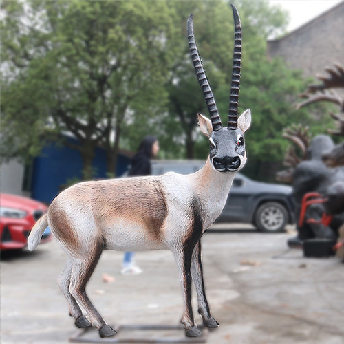 Adventure Park Decoration Sika Elk Artificial Animal Model Animatronic Sculpture