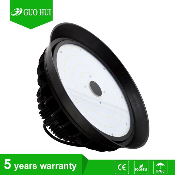 200W Private LED UFO High Bay Light 5000K ，IP65 Industrial Led High Bay Bulb 3030 SMD