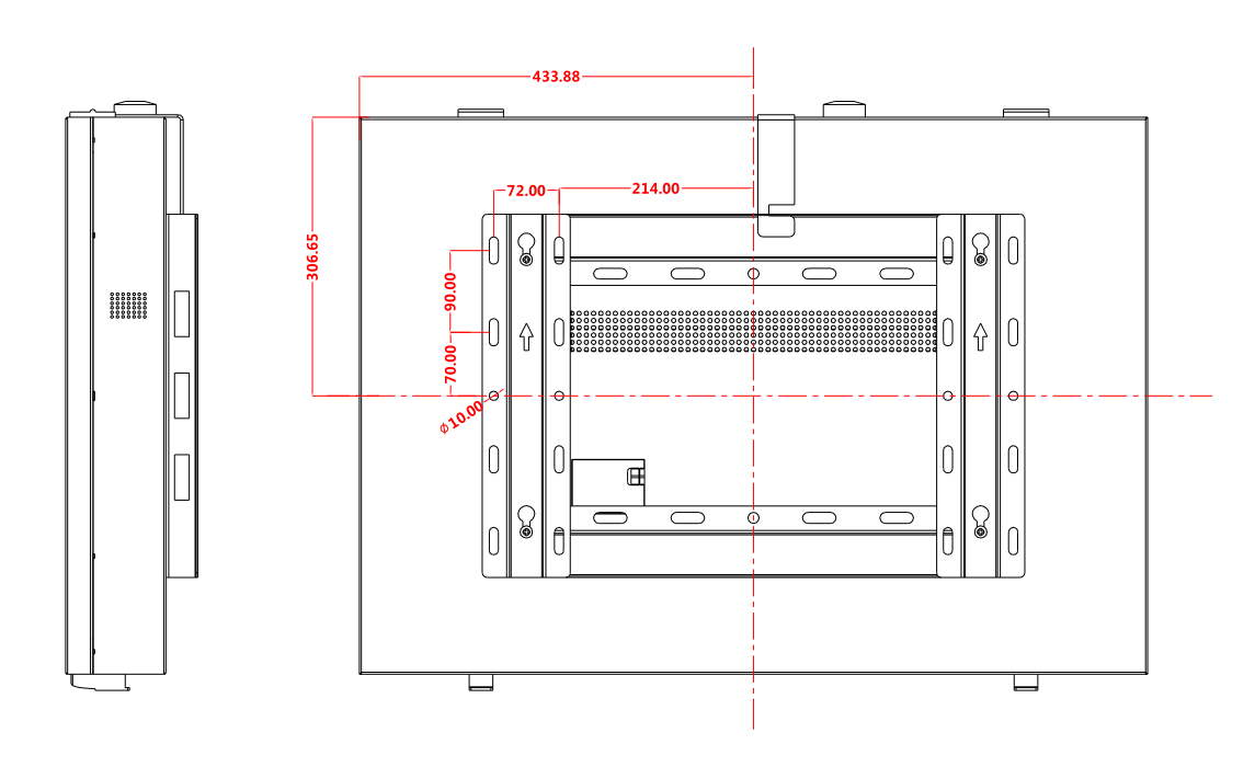 32 Inch 1920x1080 HD Outdoor LCD Display with 50000~100000hours Lifespan for Digital Signage
