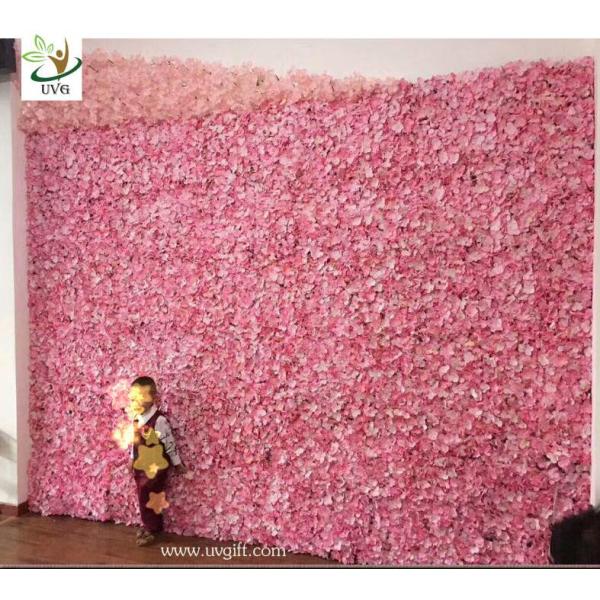 UVG cheap wedding backdrop design plastic grid artificial flower wall and arch for wedding decor CHR1142