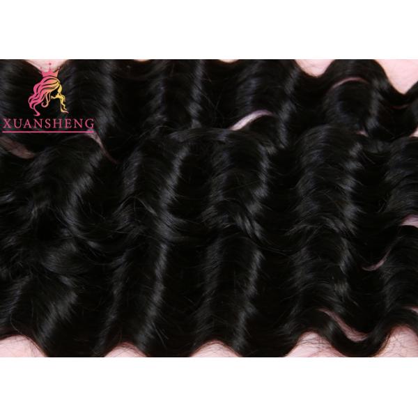 Unprocessed Virgin Hair From India Malaysian Wave Extensions Natural Color