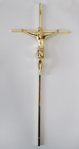 18 Inch Funeral Coffin Fittings 8001E Antique Brass Color Length EP For Gold