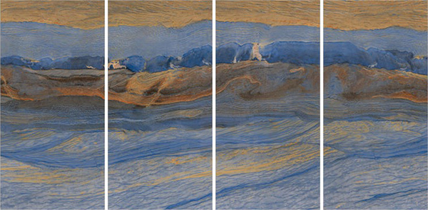 Background Glazed Ceramic Tiles Beautiful Appearance With Great Flatness