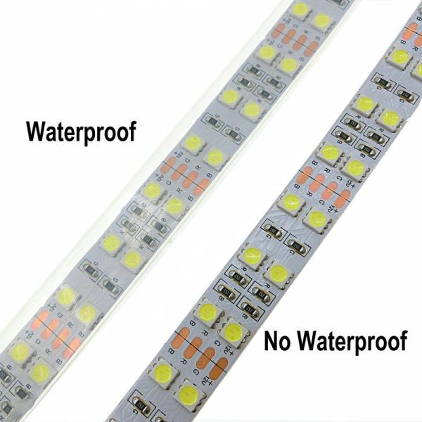 IP67 Waterproof 12v Led Strip Lights 5050 120 LEDs/m Silicone Tube