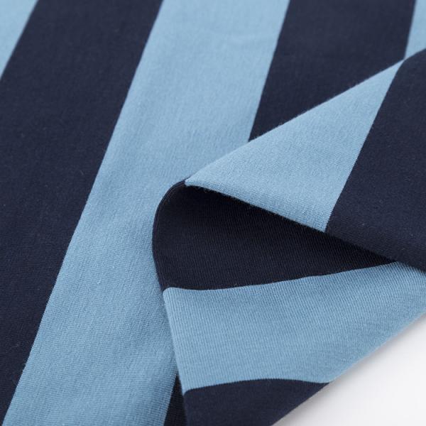 Прочный и удобный для кожи здоровый передыхаемый полосатый трикотажный ткань для футболки