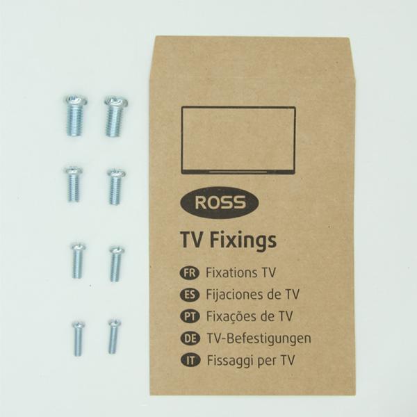 Steel TV Bracket Screw Set for Flat Panel Installation