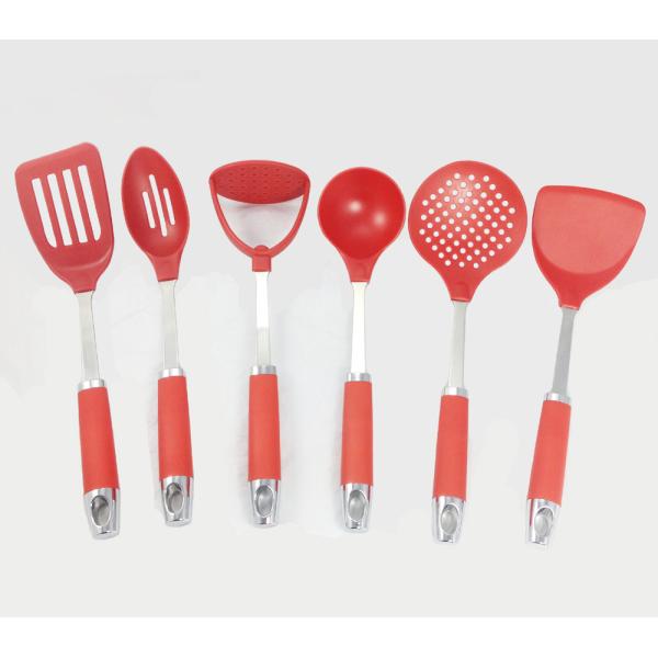 Sustainable Plastic PA66 Cooking Spoons Set for Kitchen Non Stick Cookware and Gadgets