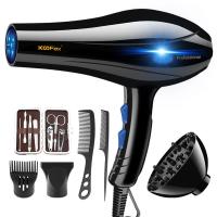 Secador de pelo eléctrico libre del motor de CA de los rizos, secador iónico del soplo 2000W con el difusor