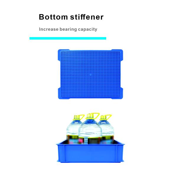 Складной сетчатый дизайн Белый Складируемый столовый склад для пастельных складовых пластиковых ящиков