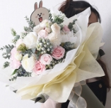 Flower shop DIY snow pear paper hand rub packaging snow pear paper village paper