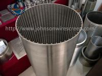 Pantalla de Rod Based Tubular Wire Wrapped para el material de acero inoxidable de los procesadores de alimentos