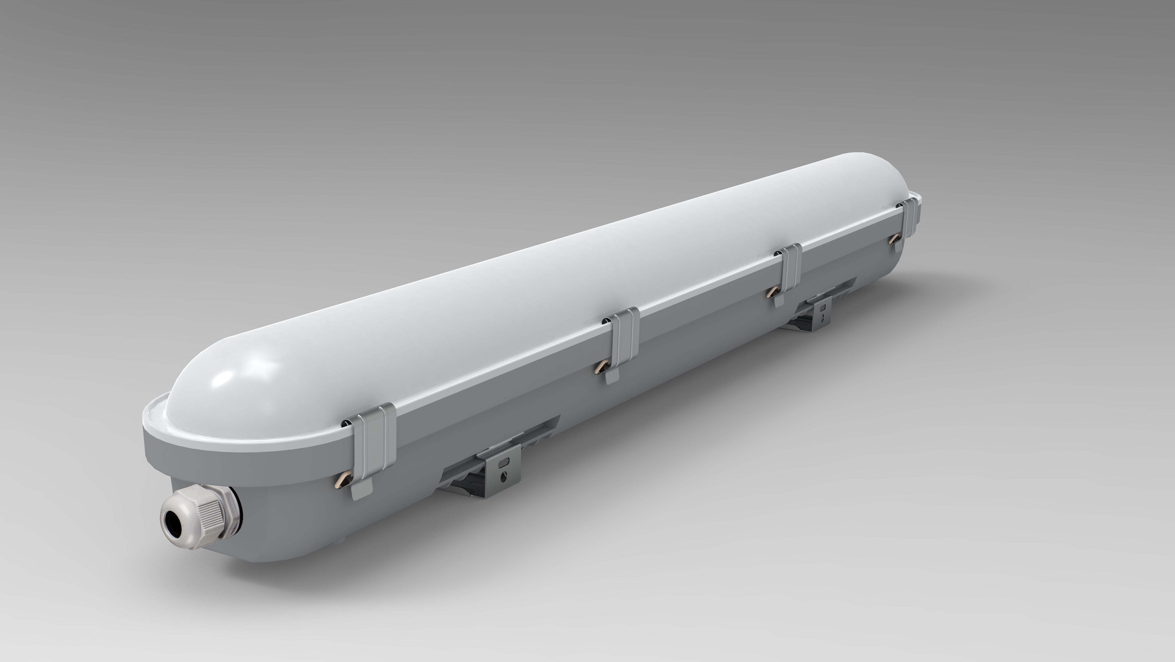 Лампа 24W 36W 48W 54W СИД IP65 Triproof ПК 130LM/W материальная