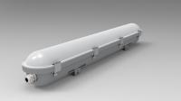 Lâmpada material 24W 36W 48W 54W do diodo emissor de luz IP65 Triproof do PC 130LM/W