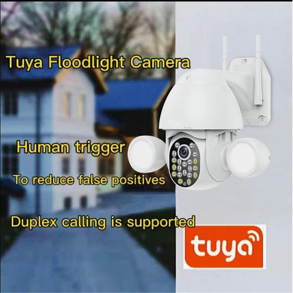 Tuya Smart Life Google Alexa PTZ 1080P 2MP HD Waterproof Outdoor IP Camera P2P WiFi Security Camera CCTV Surveillance