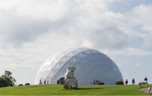 Large Event Dome Tent 2000 People Capacity White Big For Competition Event