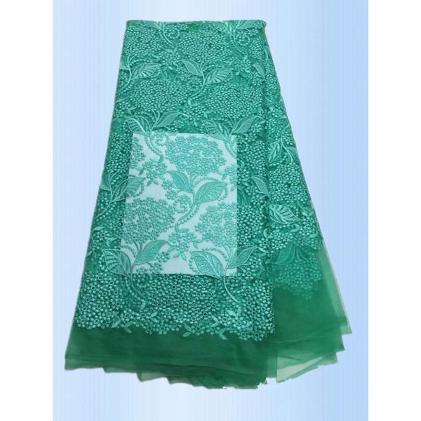 African Lace Fabric 2017 High Quality Lace Peach Tulle Styles Embroidery Laces for Wholesale with different color