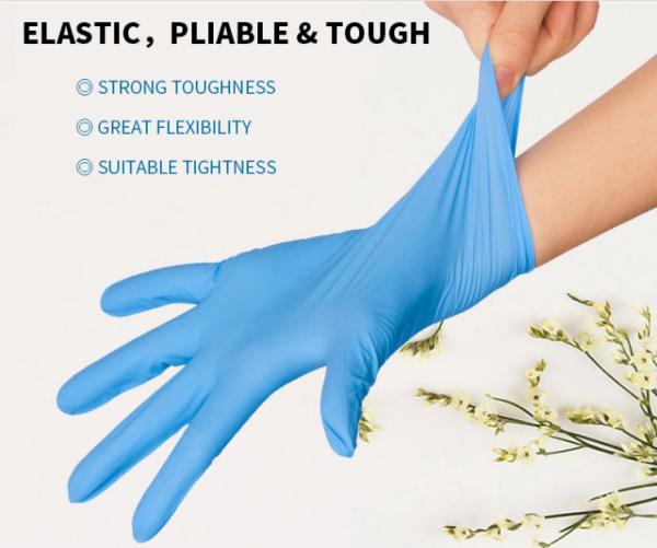 Disposable Medical powder-free Nitrile gloves, Natural Latex Medical Examination InStock Latex Gloves