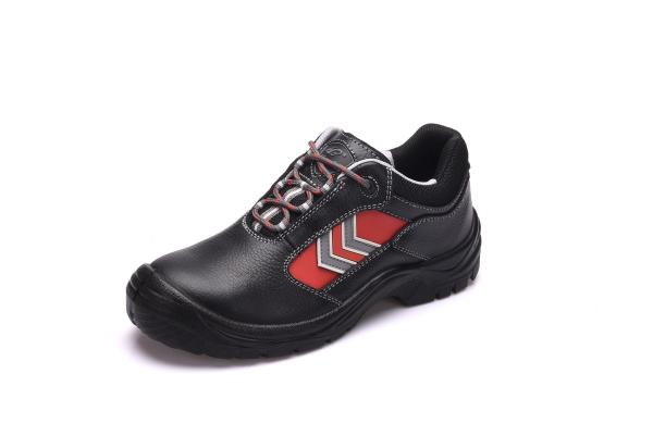 Waterproof Composite Work Shoes , Embossed Cow Leather Composite Toe Sneakers
