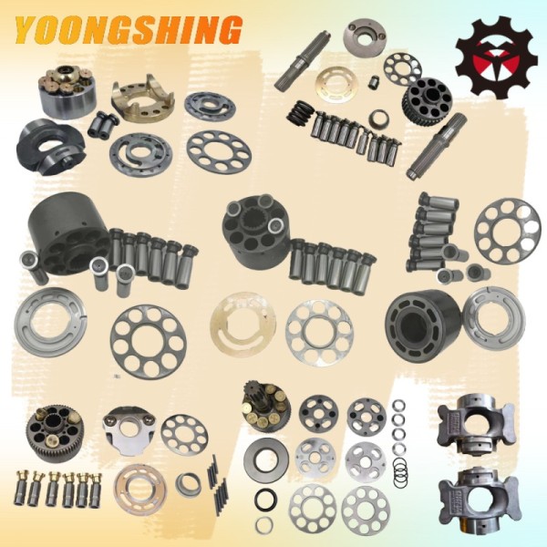 High Pressure Steel Material Hydraulic Pump Parts with Forced Lubrication for Komatsu Excavator Spare Parts