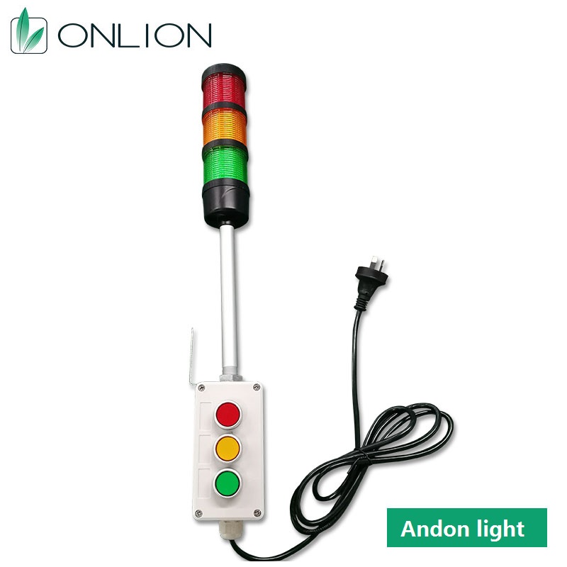 ONN-M4-Topbuzzer Multi Color Alarm Tower Buzzer Up To 110dB Custom Pole Length CNC